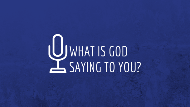 WHAT IS GOD SAYING TO YOU Immanuel Conrad Ministries